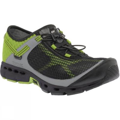 Zapatos Regatta Hydra-Pro Hombre - Gris Oscuro / Verde - Chile QTR024865